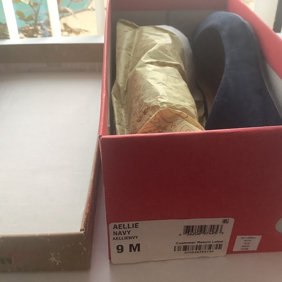 BRAND NEW American Rag ballet flats, blue faux suede, comfy classic NIB… - Picture 2 of 5